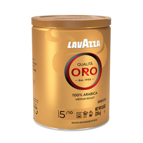 Lavazza Qualità Oro medium roast aroma enhances morning espresso and drip routines.