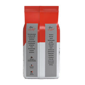 Lavazza Qualità Rossa 2.2 lb bag packaging ready for home or cafe use.