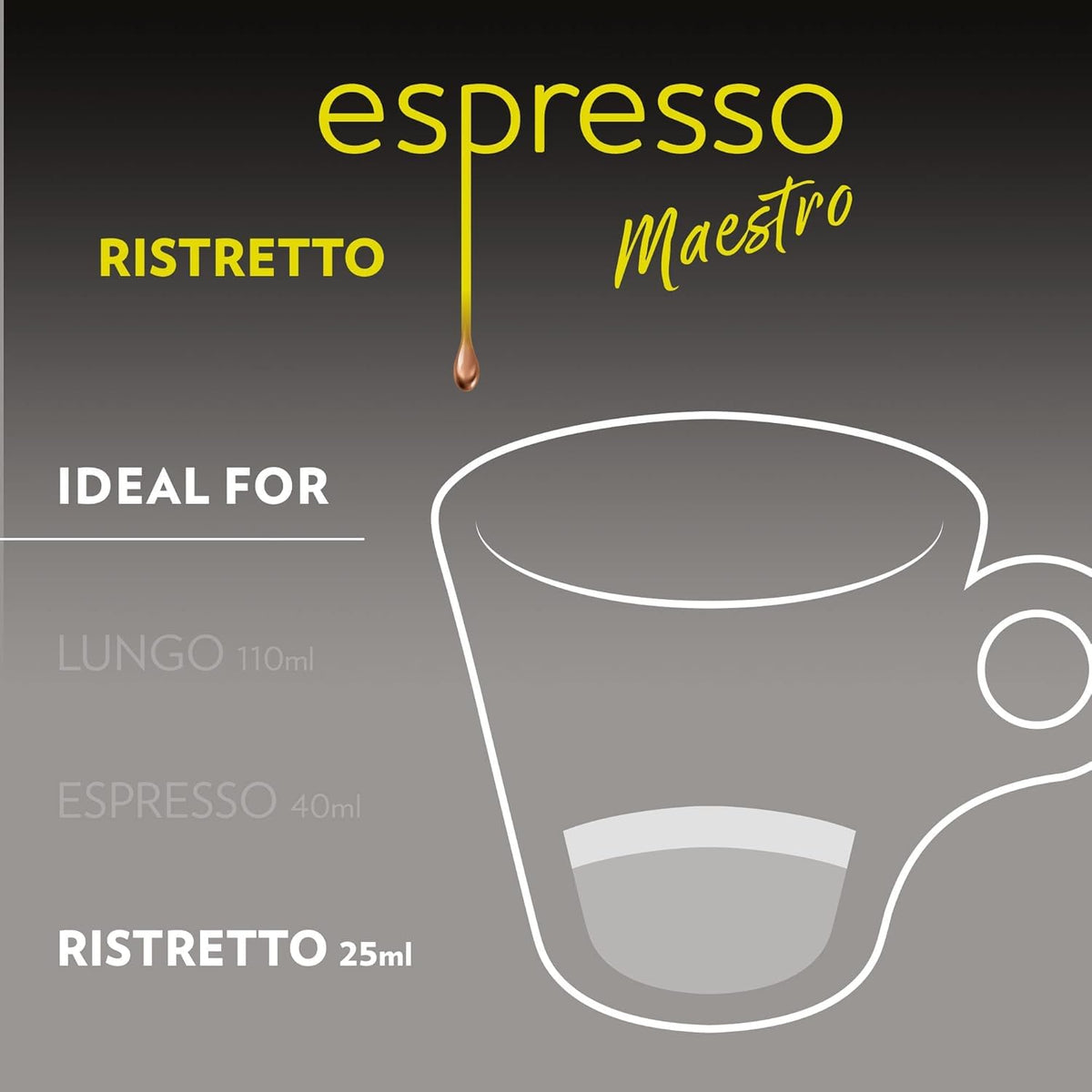 Six-pack of Lavazza Ristretto Noble capsules with 60 servings.