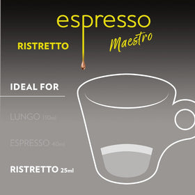 Six-pack of Lavazza Ristretto Noble capsules with 60 servings.