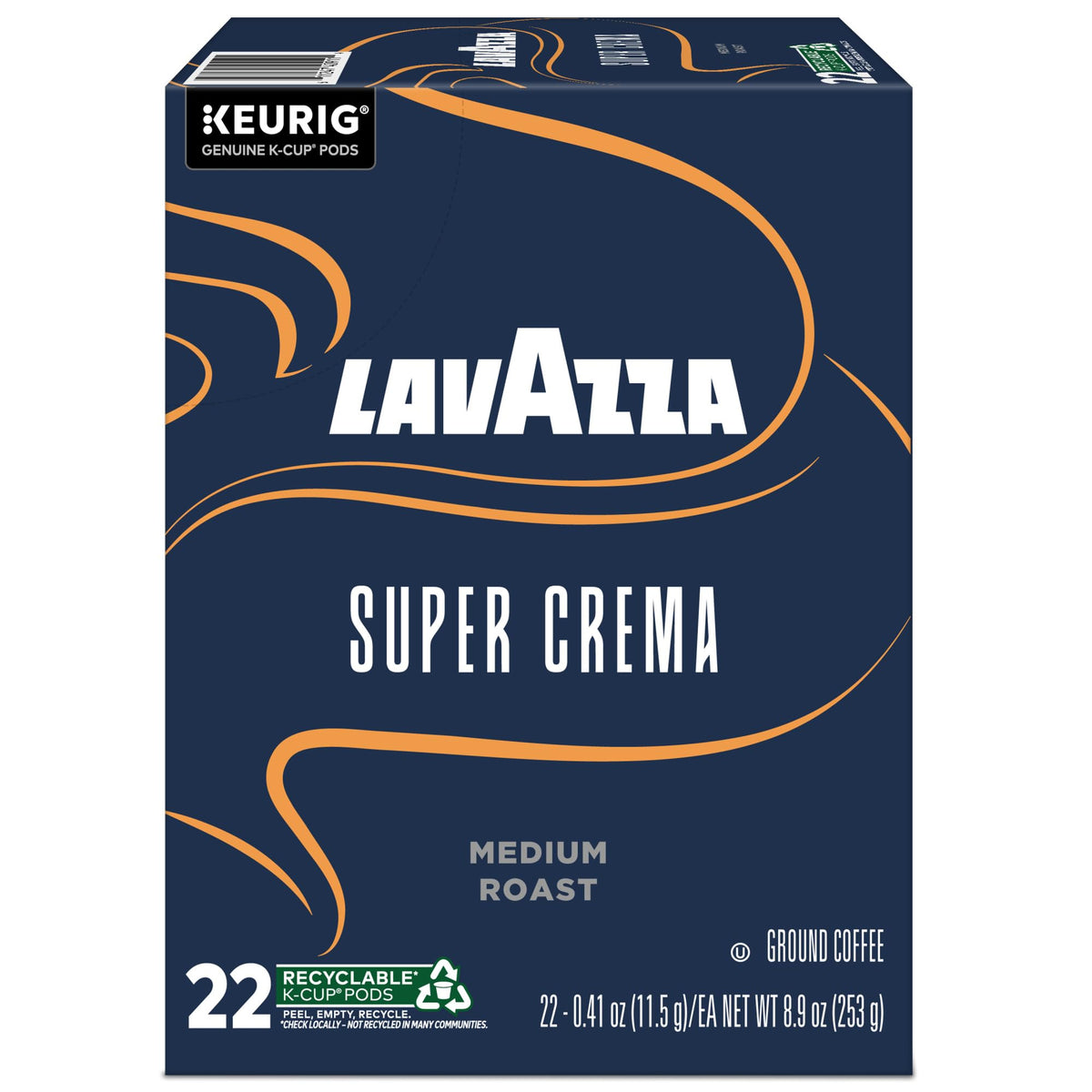 Lavazza Super Crema Arabica Robusta blend with hazelnut notes