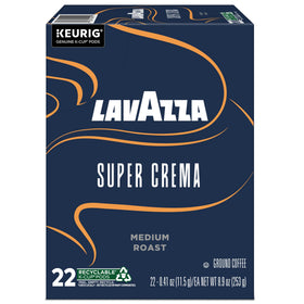 Lavazza Super Crema Arabica Robusta blend with hazelnut notes