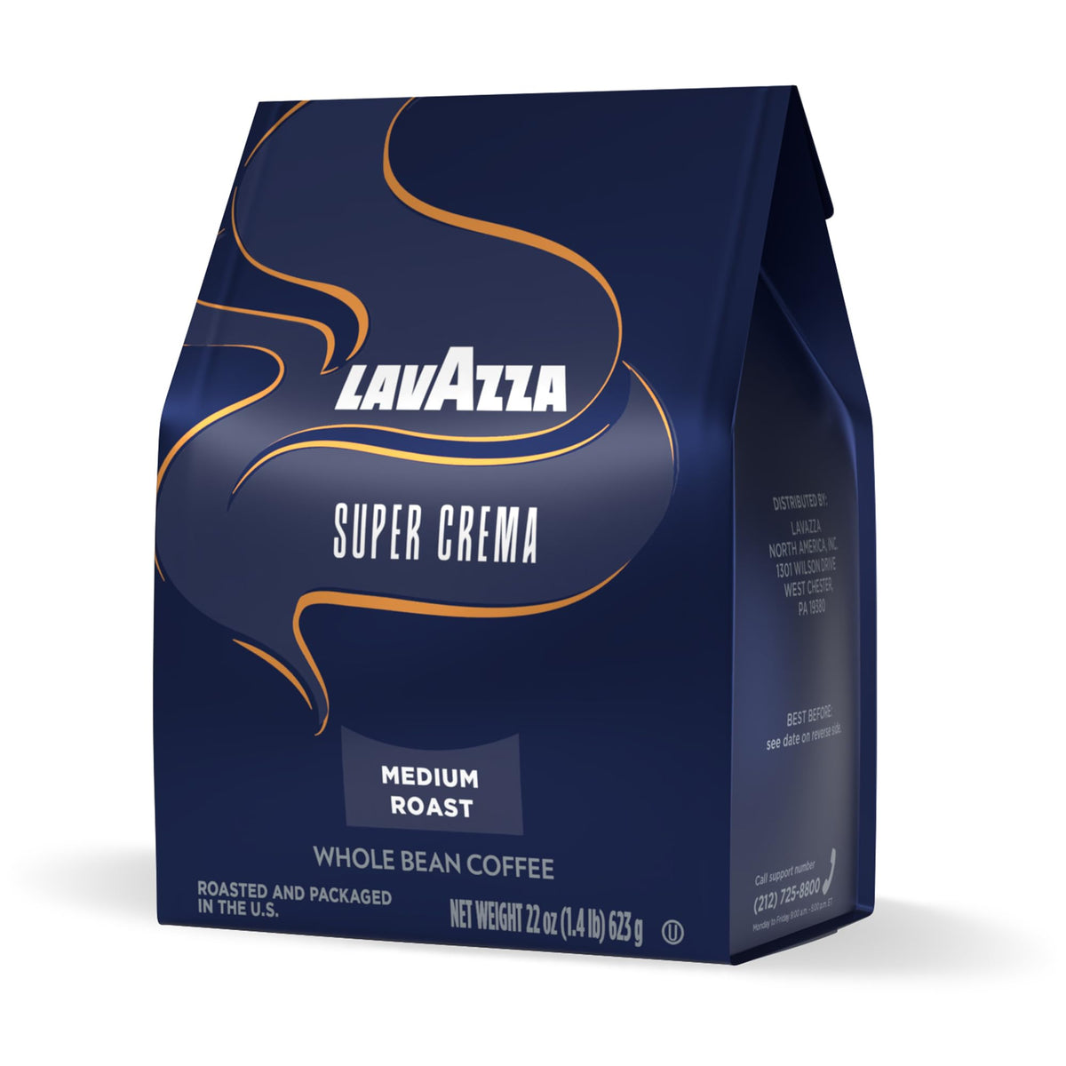 Lavazza Super Crema aroma steam rising from a cup.