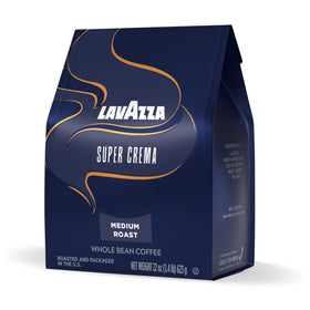 Lavazza Super Crema aroma steam rising from a cup.