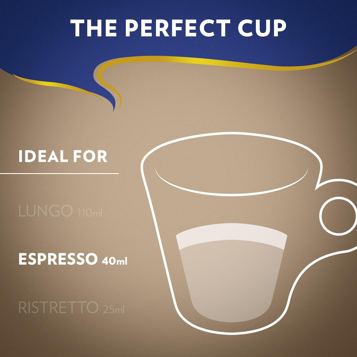 Lavazza Super Crema capsules on display in compact packaging