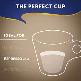 Lavazza Super Crema capsules on display in compact packaging