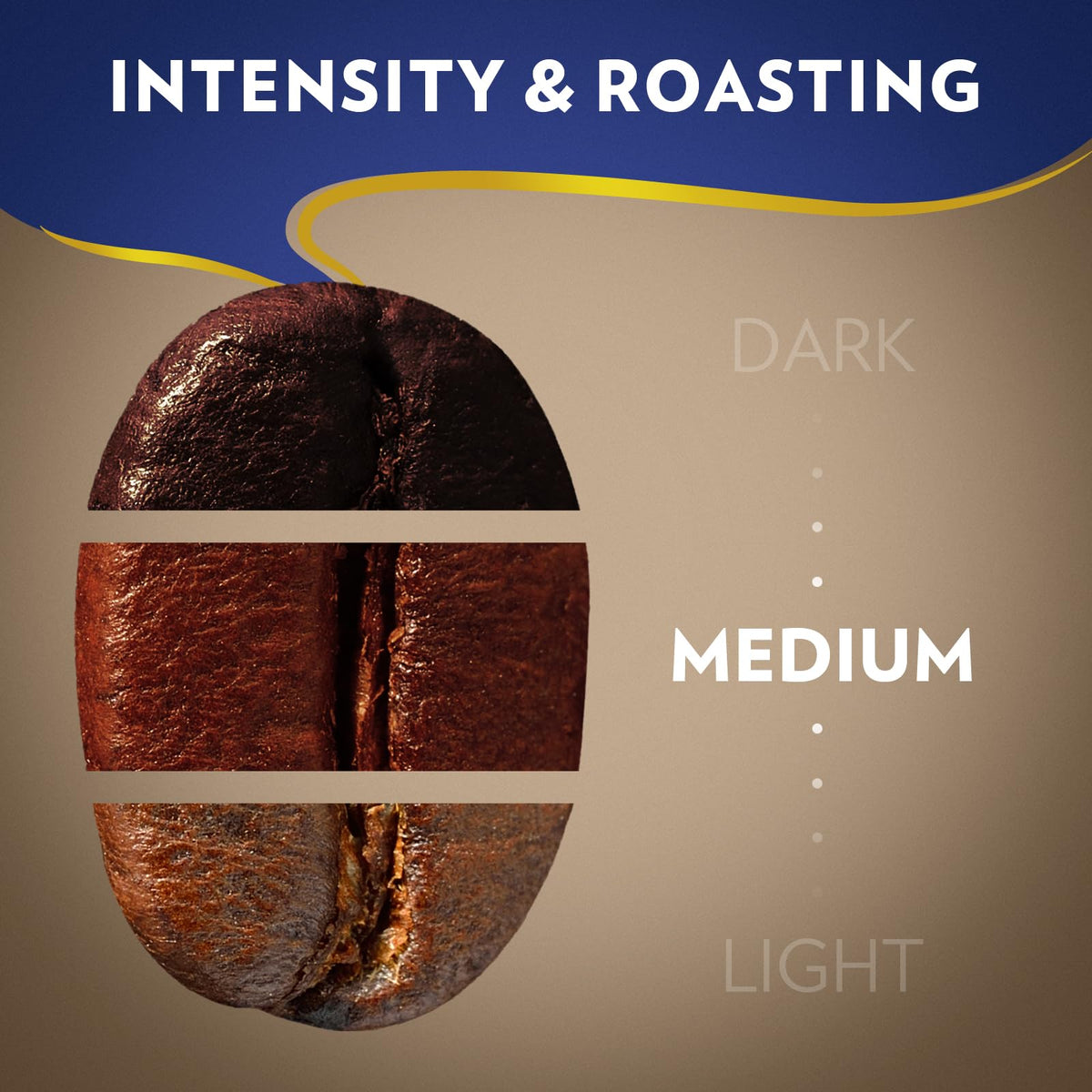 Lavazza Super Crema espresso shot with creamy finish in a cup.