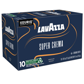 Lavazza Super Crema aroma fills kitchen during morning routine