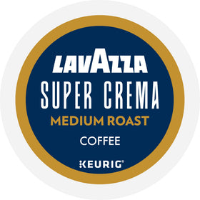 Crema shot from Lavazza Super Crema over a cup