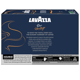 Keurig-compatible Lavazza Super Crema pods for convenient brewing