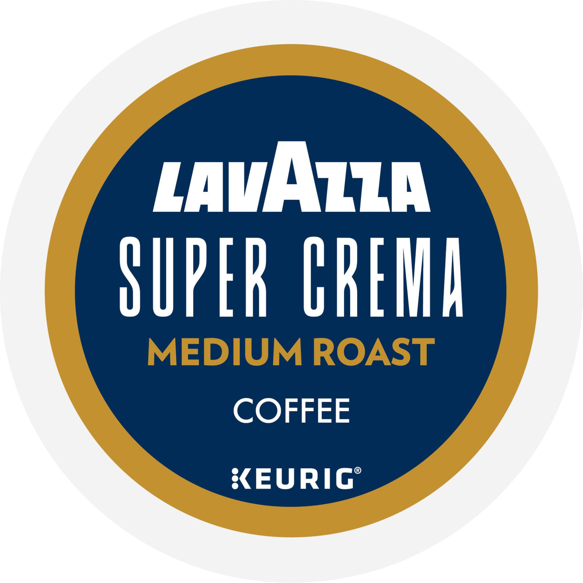 Lavazza Super Crema stack of K Cup pods for easy brewing