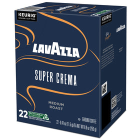 Lavazza Super Crema Keurig compatible pods for quick coffee