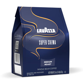 Lavazza Super Crema morning mug scene for a smooth start.