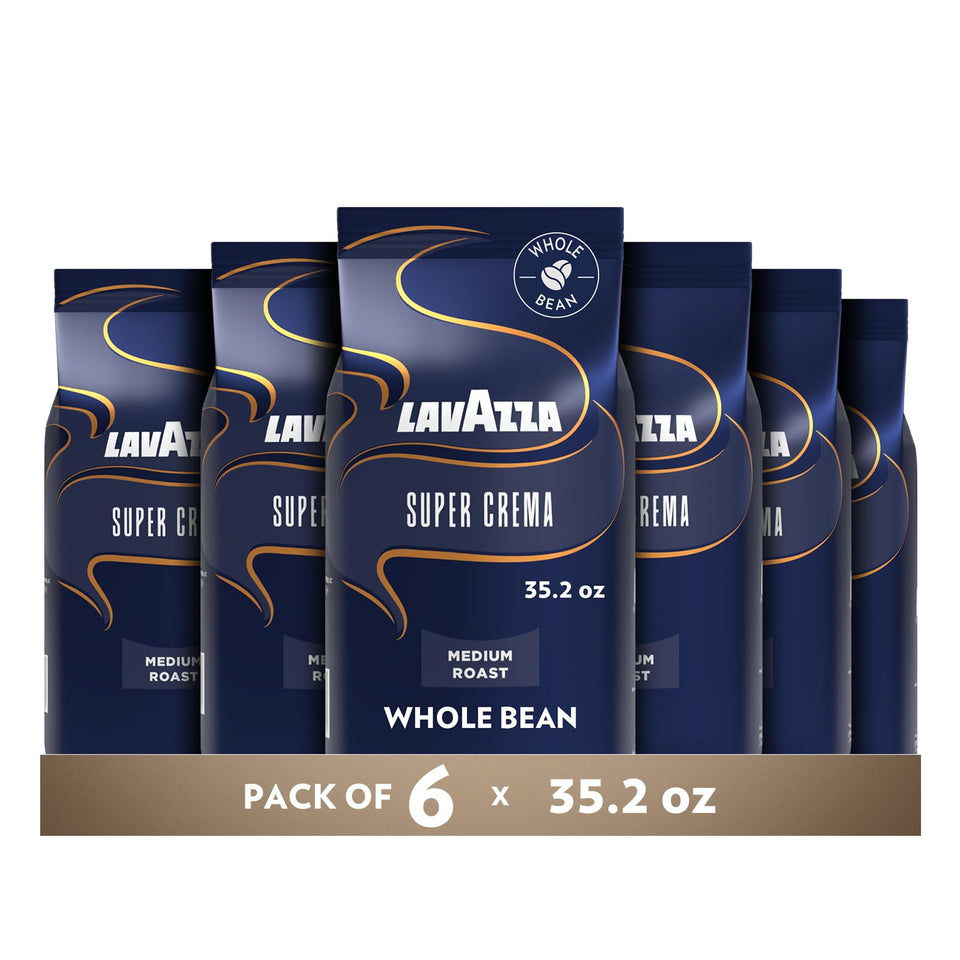 Lavazza Super Crema whole bean bag ideal for home espresso
