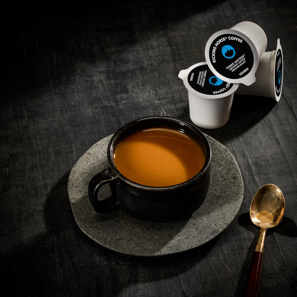 Lavazza Three Sisters recyclable K-Cup pod packaging concept.