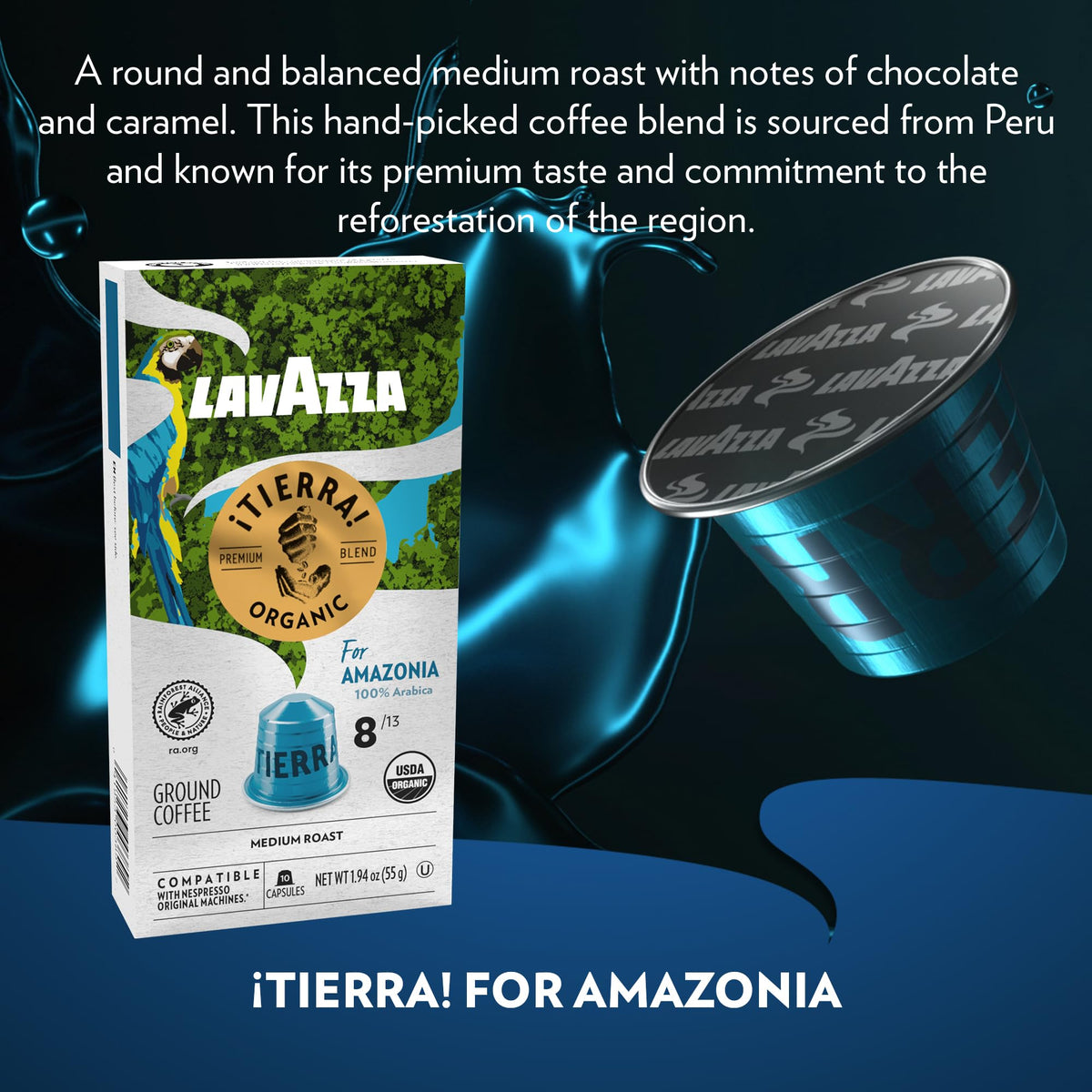 Lavazza Tierra Amazonia sustainable packaging concept