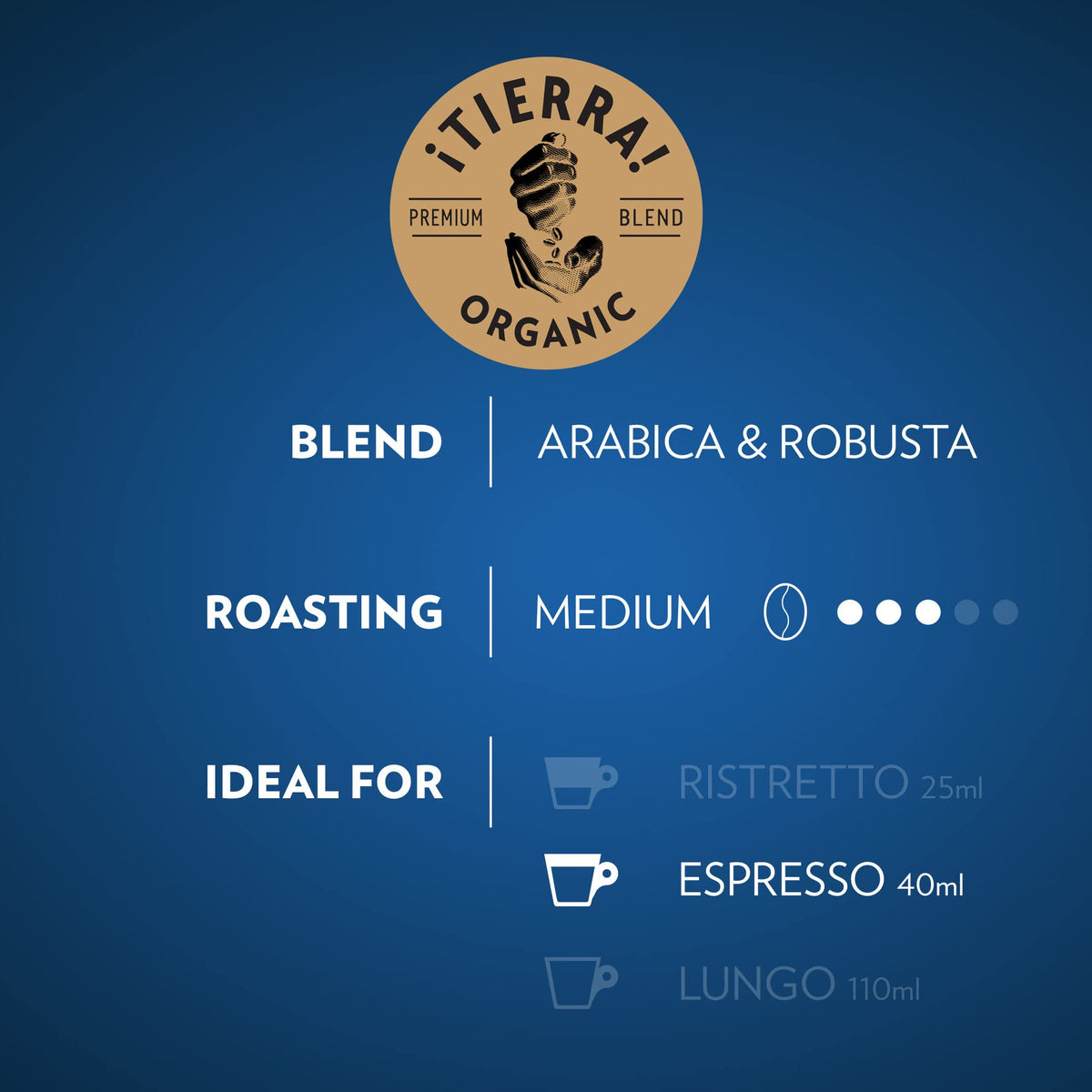 Lavazza Tierra Amazonia USDA Organic label closeup
