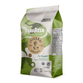 Lavazza Tierra Organic certification label indicates sustainable sourcing