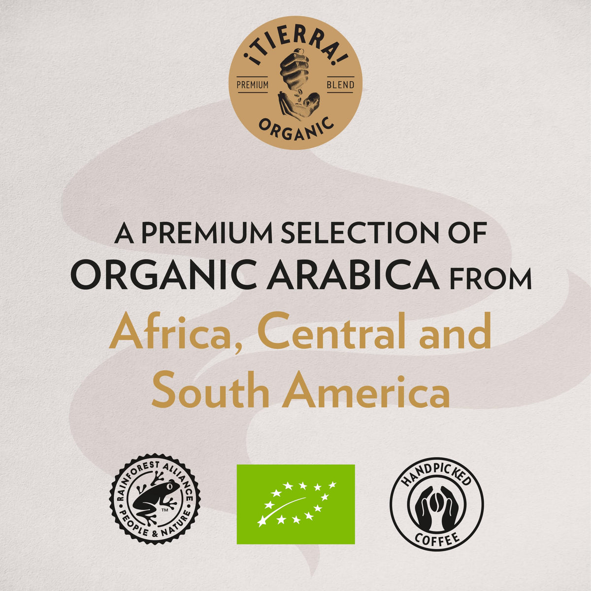 Moka pot scene with Lavazza Tierra Organic producing bright notes