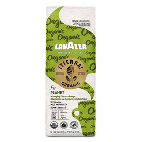 Lavazza Tierra Organic Planet ground coffee 100% Arabica and organic