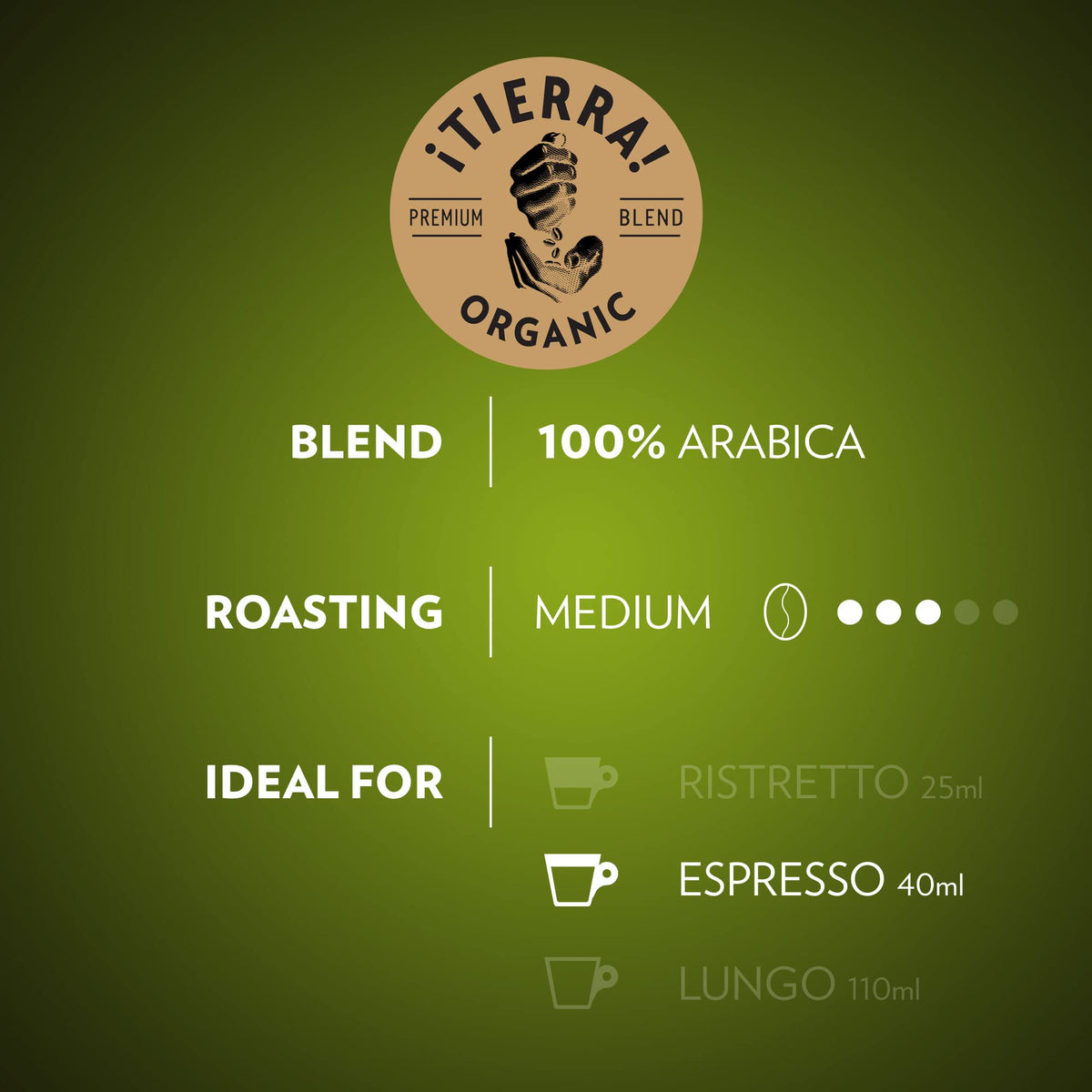Lavazza Tierra! Planet hand-picked origins support responsible farming and high-quality beans.