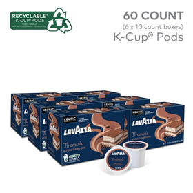 Lavazza Tiramisù pod exterior with seal for Keurig single-serve brewing