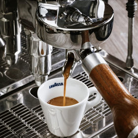 Lavazza Top Class espresso shot showing a rich, balanced profile.