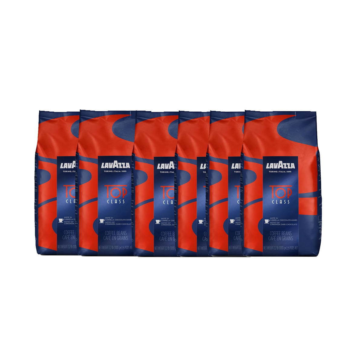 Lavazza Top Class Italy-roasted coffee reflecting premium Italian sourcing