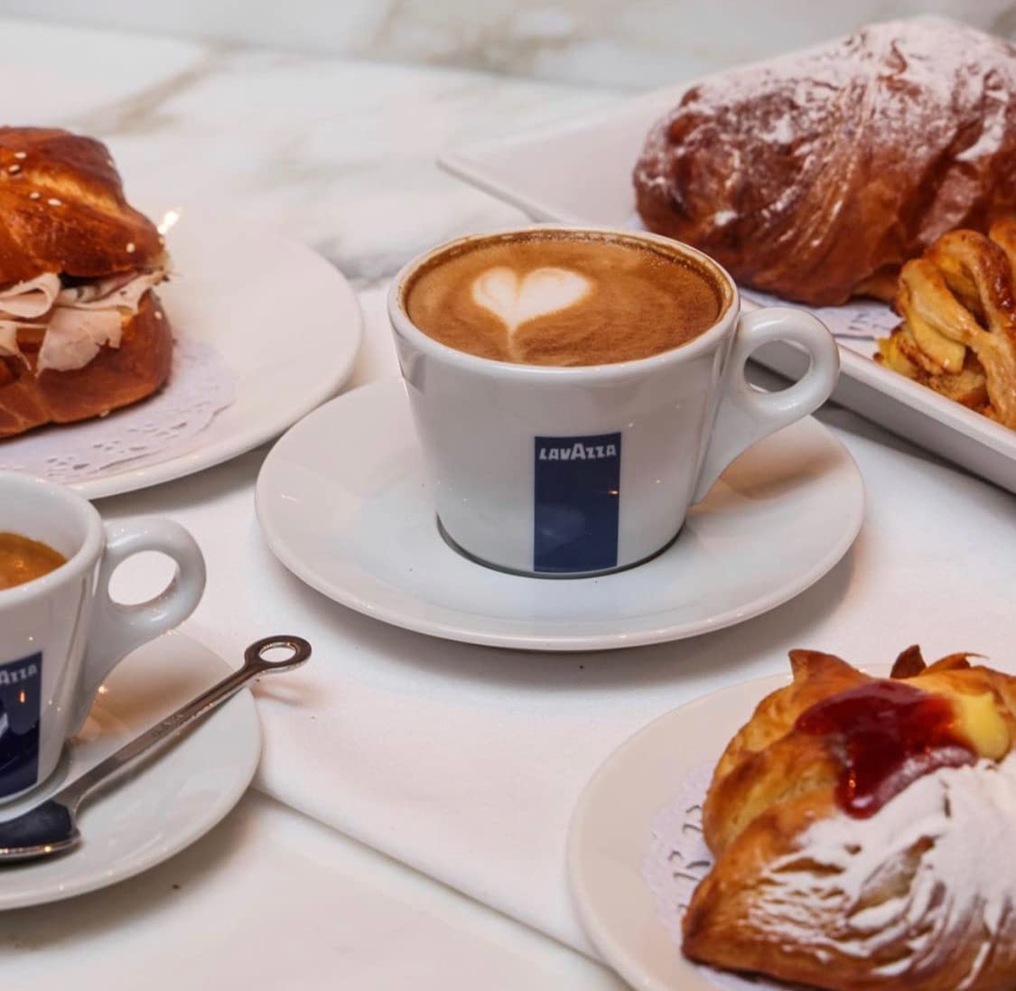 Lavazza Top Class, blended and roasted in Italy for authentic Italian flavor.