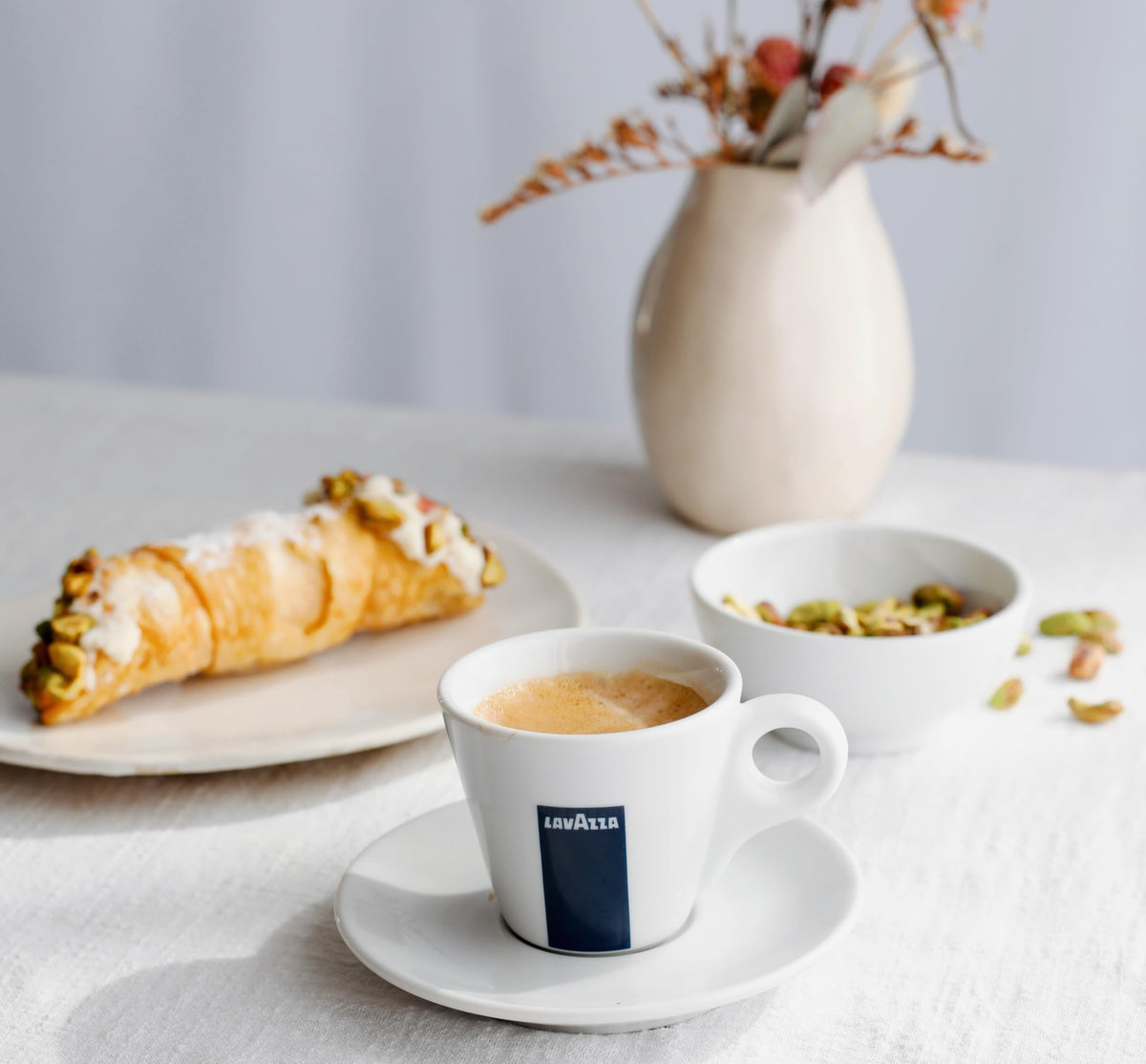 Lavazza Top Class nut-free label ensuring safe sharing with friends