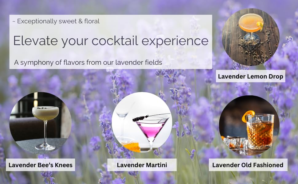 Lavender Lane syrup added to coffee for gentle floral notes.