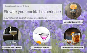 Lavender Lane syrup added to coffee for gentle floral notes.