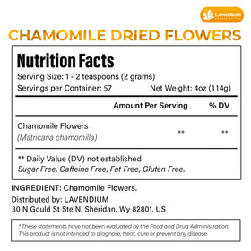 Lavendium chamomile dried close-up, rich aroma and color for infusions.