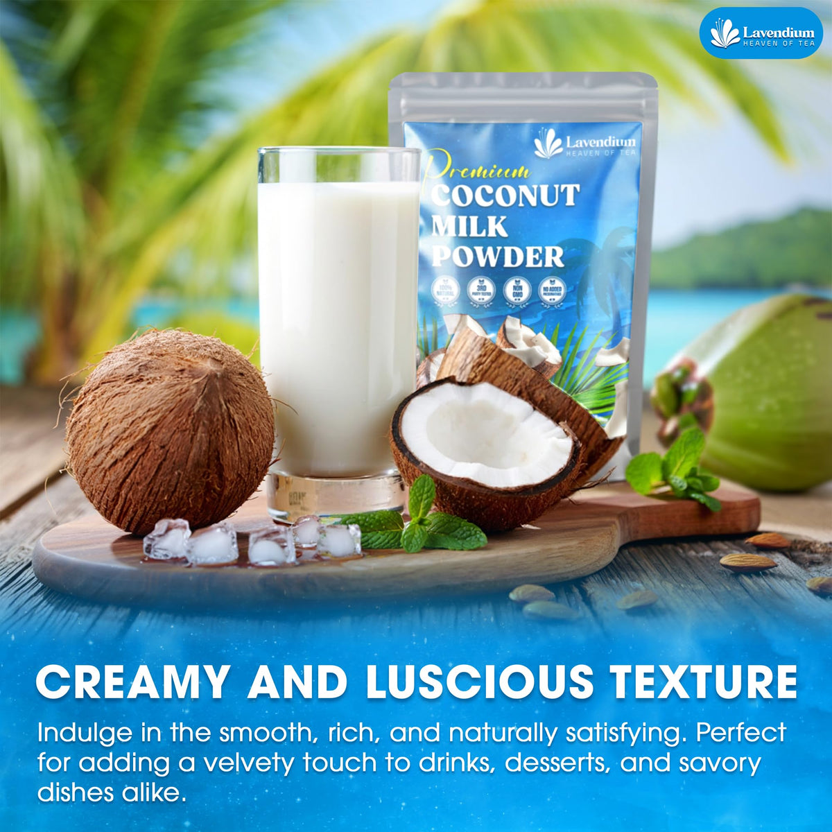 Lavendium coconut milk powder for baking enhances moisture and creaminess