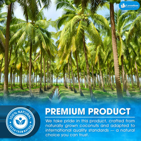 Lavendium coconut milk powder dry pouch highlights convenient storage at home.