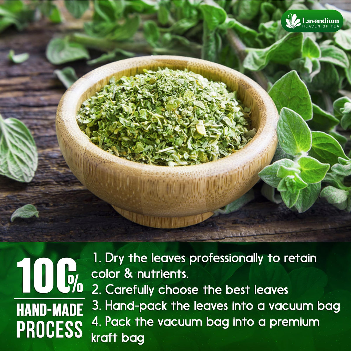 Lavendium oregano leaves aroma for Mediterranean-inspired seasoning.