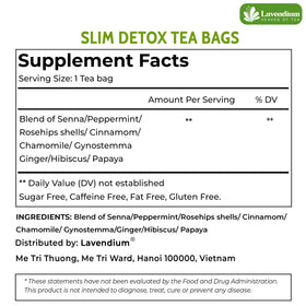 Chamomile aromas enhance Lavendium SIimming Detox Tea experience