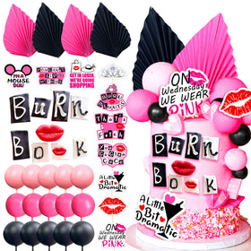 LaVenty Mean Girl cake topper adds a dreamy focal point to cupcakes.