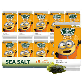 Laverland Crunch minions packaging highlights kid-friendly lunchbox snack