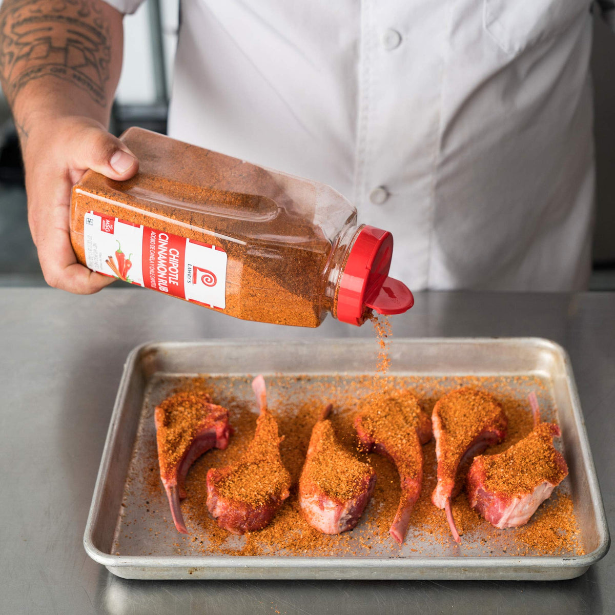 Lawry's Chipotle Cinnamon Rub burger crust sears flavorful burgers on grill