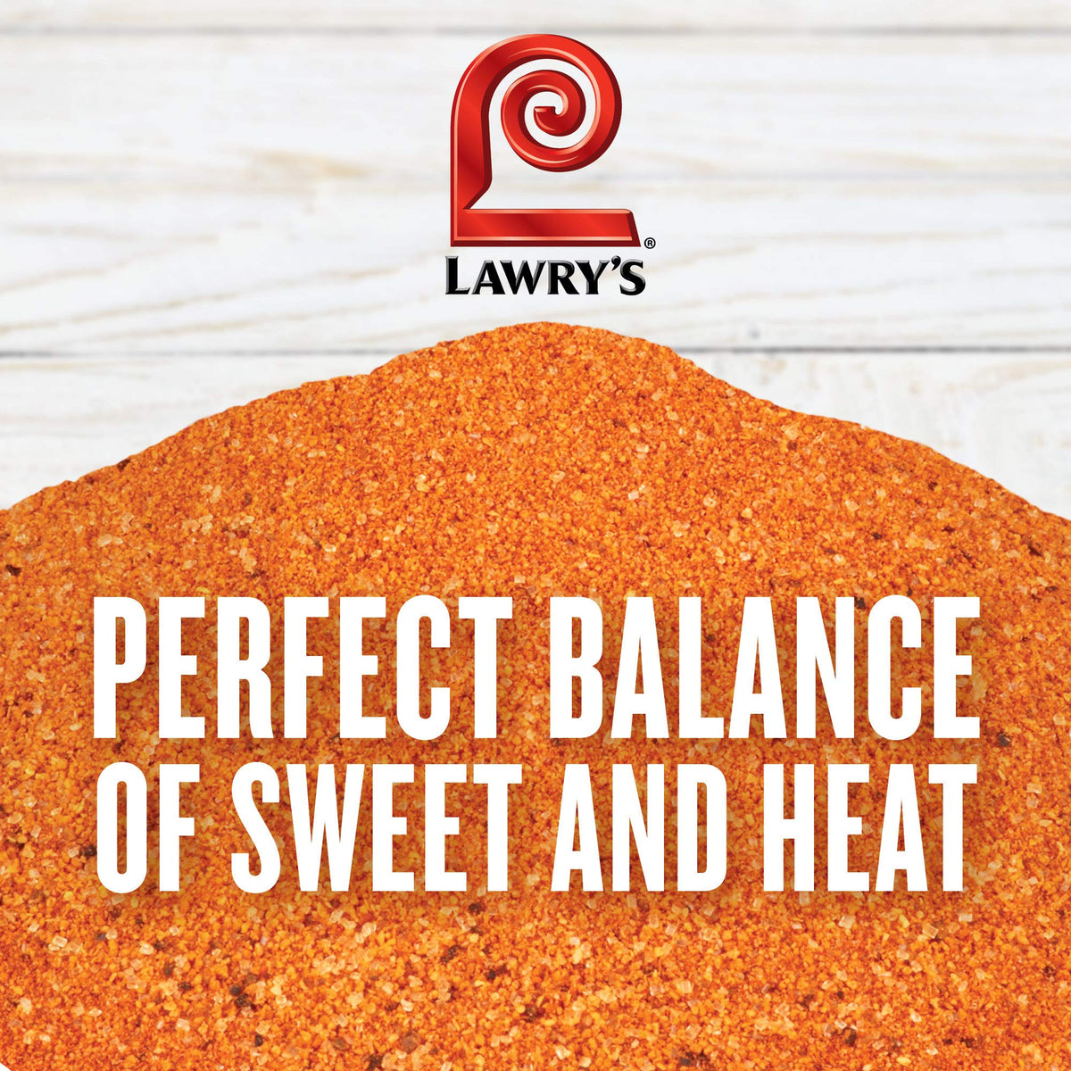 Lawry's Chipotle Cinnamon Rub in bowl highlights premium blend for depth of flavor