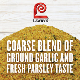 Lawry's garlic-parsley on pasta or bread for savory depth