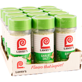 Lawry's Coarse Ground Parsley Garlic Salt bottle front view, versatile everyday seasoning