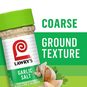 Lawry's Coarse Ground Parsley Garlic Salt in dips and breads for extra zing