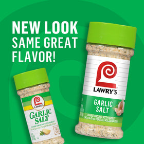 Lawry's Coarse Ground Parsley Garlic Salt on vegetables to enhance taste