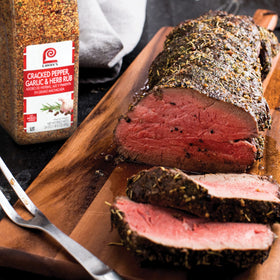 Shaker-ready Lawry's rub for quick, even weeknight seasoning