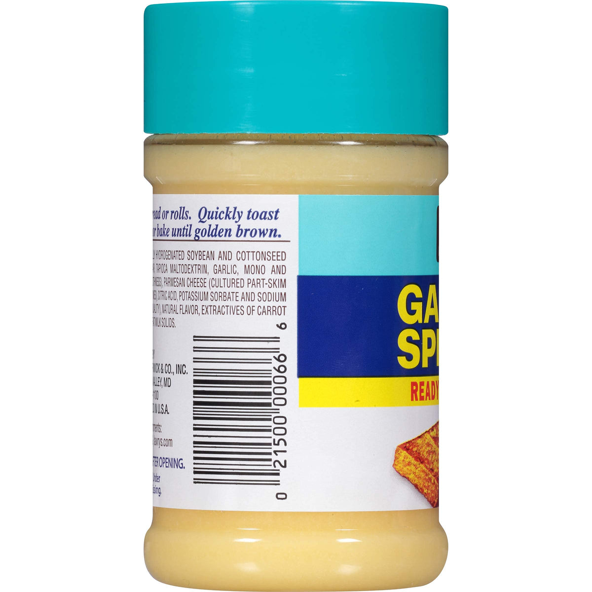 Lawry's Garlic Spread golden brown toast after toasting.