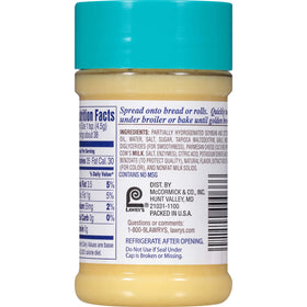 Lawry's Garlic Spread six-pack view highlights value and convenience.