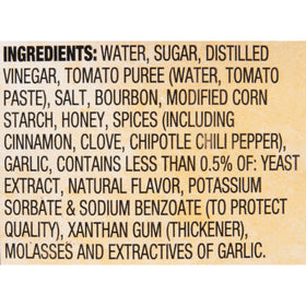 Lawry's Honey Bourbon marinade ingredients with garlic and spices for quick meals.