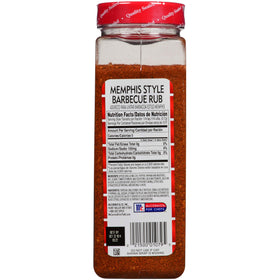 Close-up of Lawry's Memphis rub spices for flavor depth
